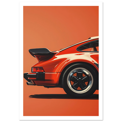 Retro Car - Poster - Arthena