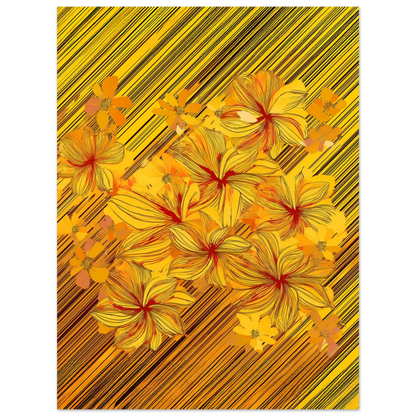 Golden Blossoms - Poster - Arthena