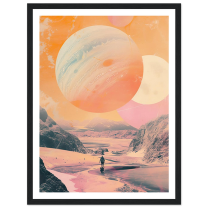Lost Wanderer Beneath Alien Suns - Poster - Arthena