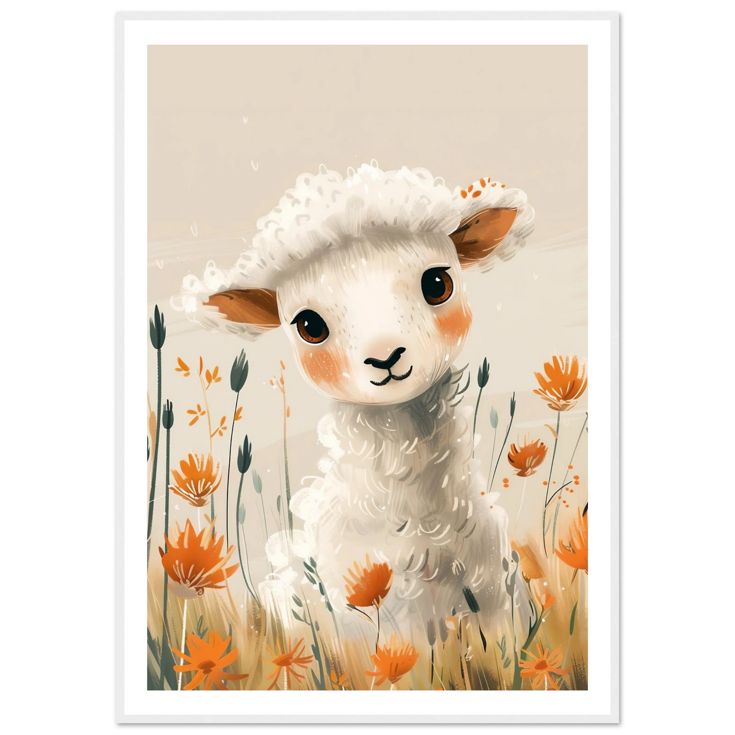 Baby Lamb - Poster - Arthena