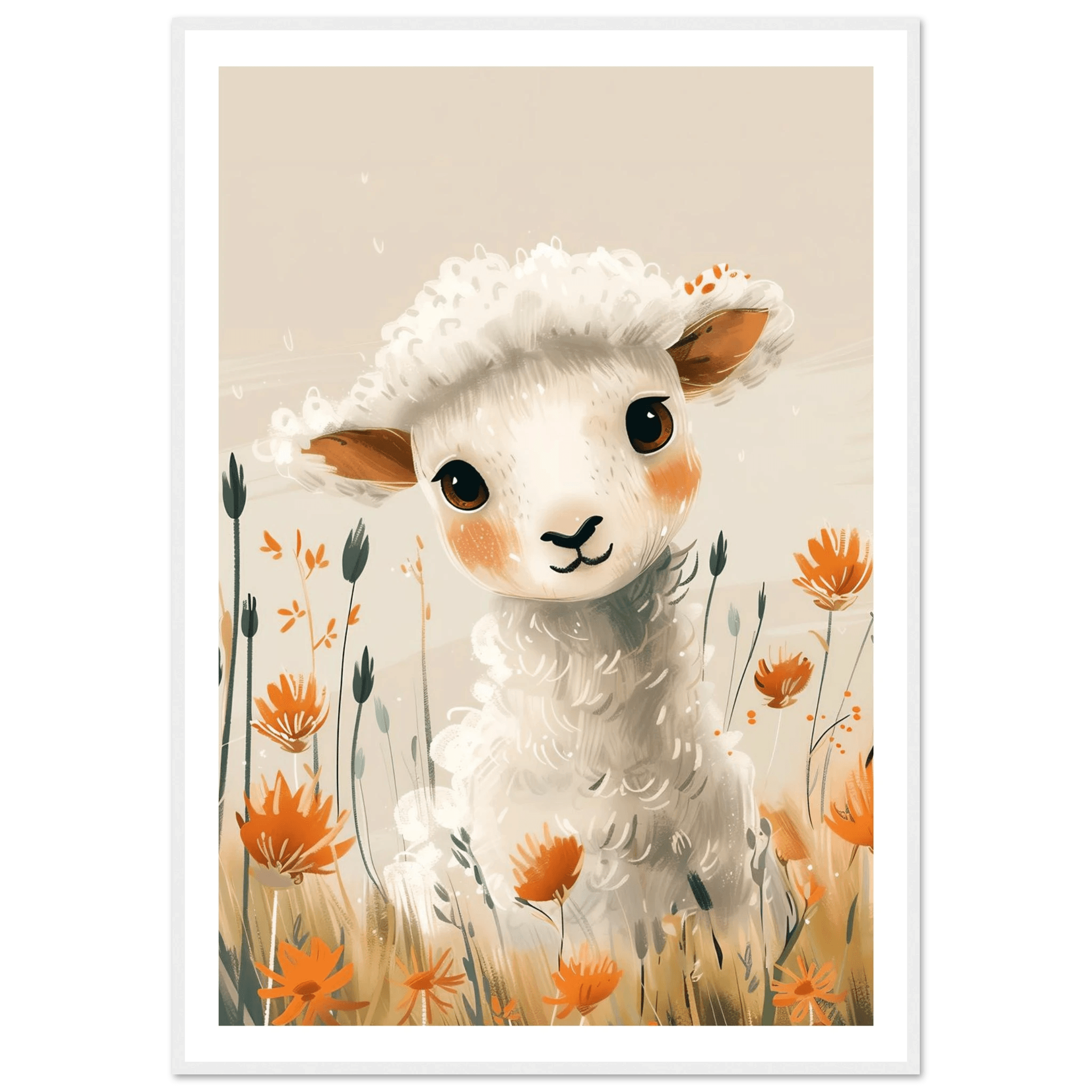 Baby Lamb - Poster - Arthena