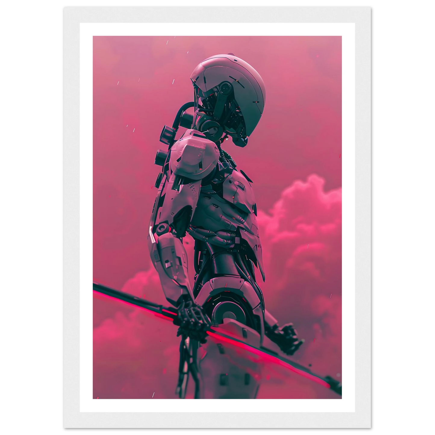 Battle Droid in the Rosy Mist - Poster - Arthena