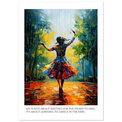 Dance in the color storm - Poster - Arthena