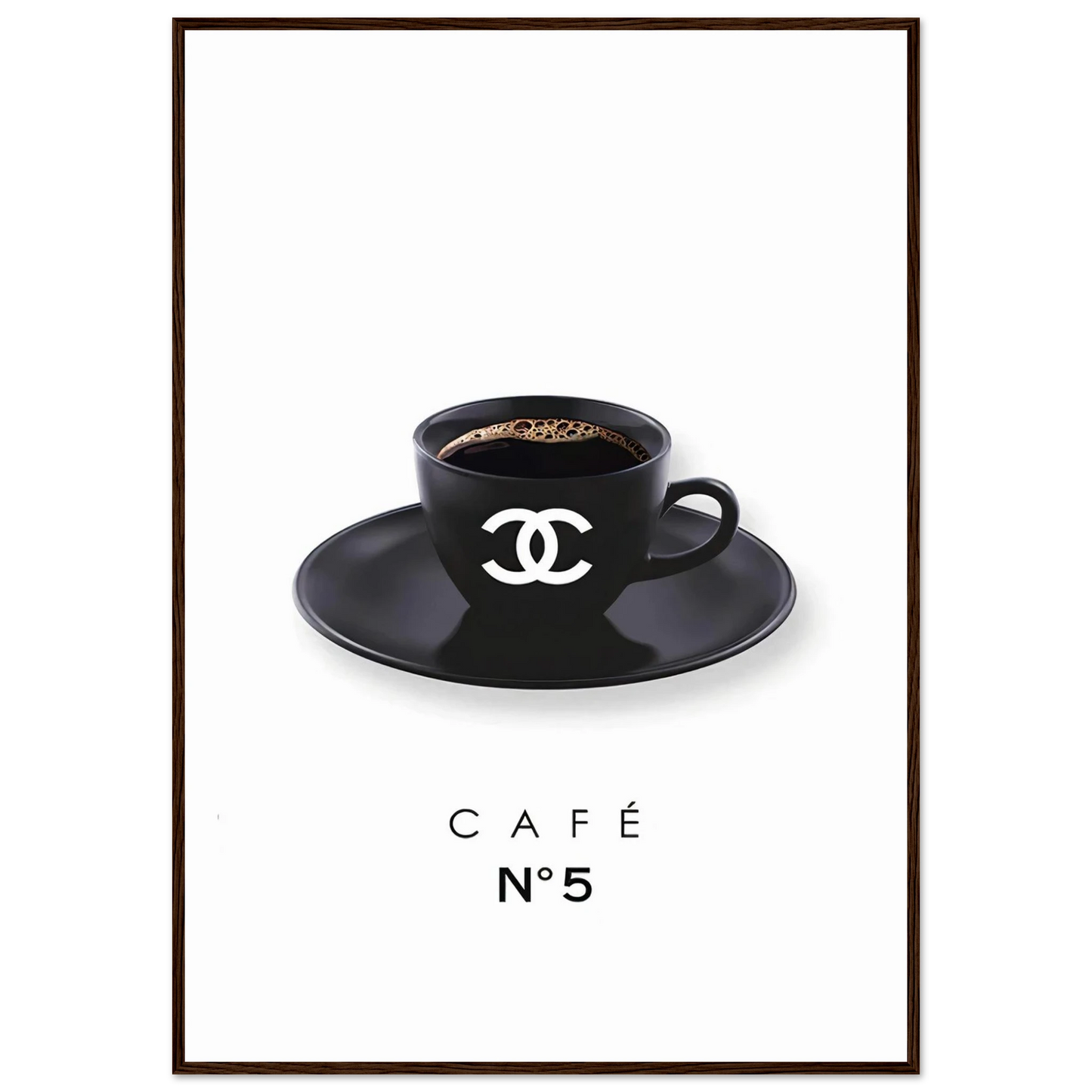 Coffee Chanel - Poster - Arthena