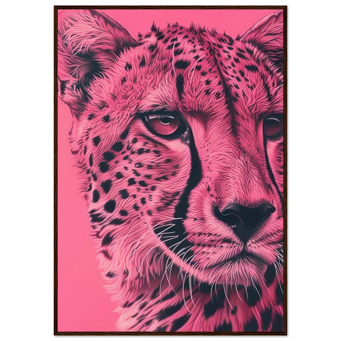 A Pink Cheetah - Poster - Arthena