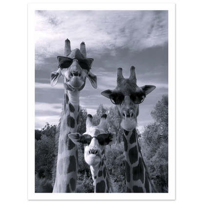 A Sunny Day to be a Giraffe - Poster - Arthena
