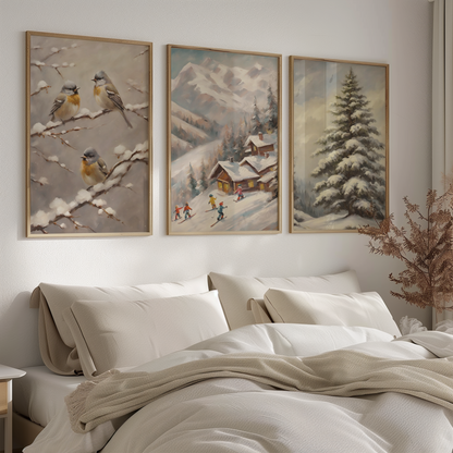 Fjällets Vita Morgon - Poster