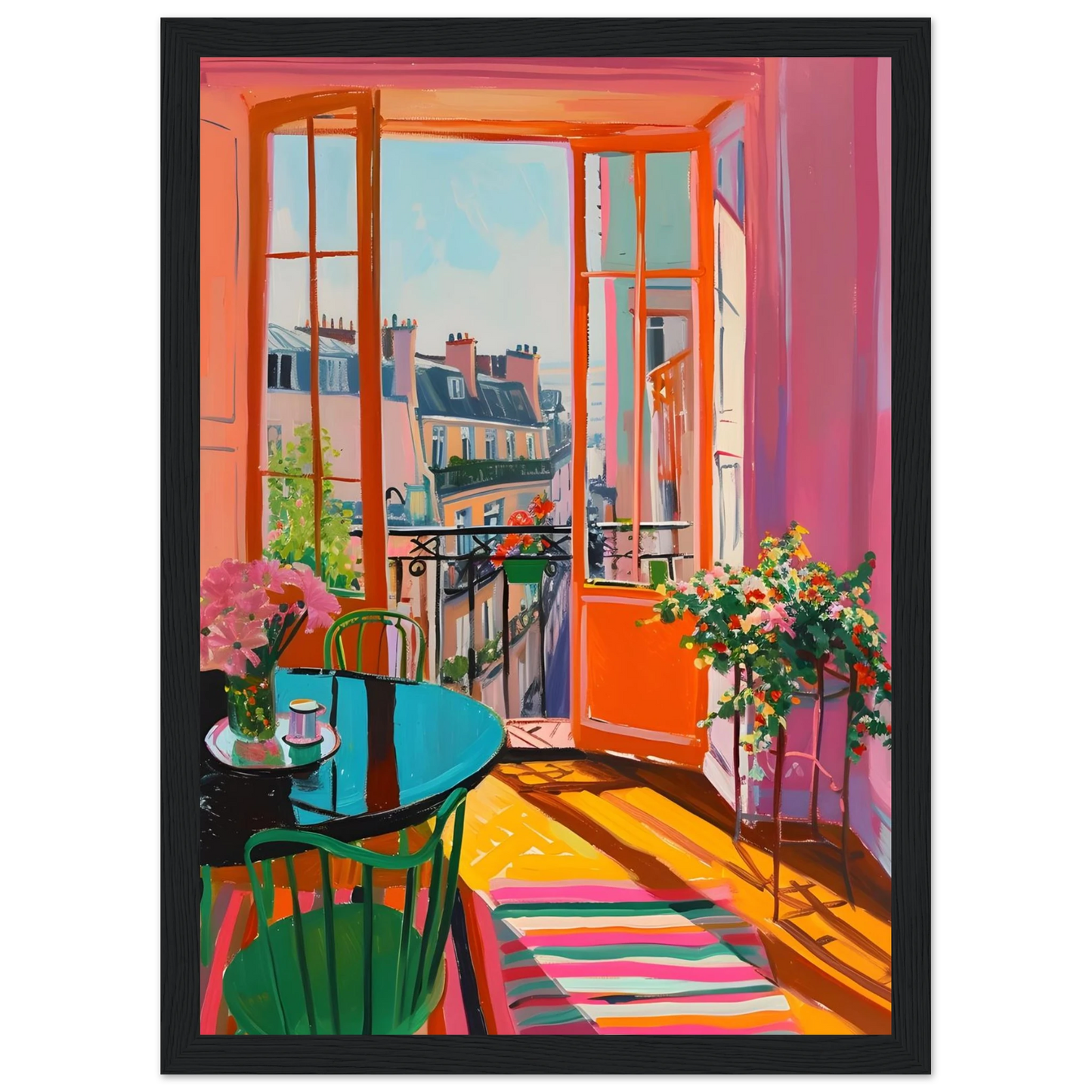Parisian Morning View - Poster - Arthena