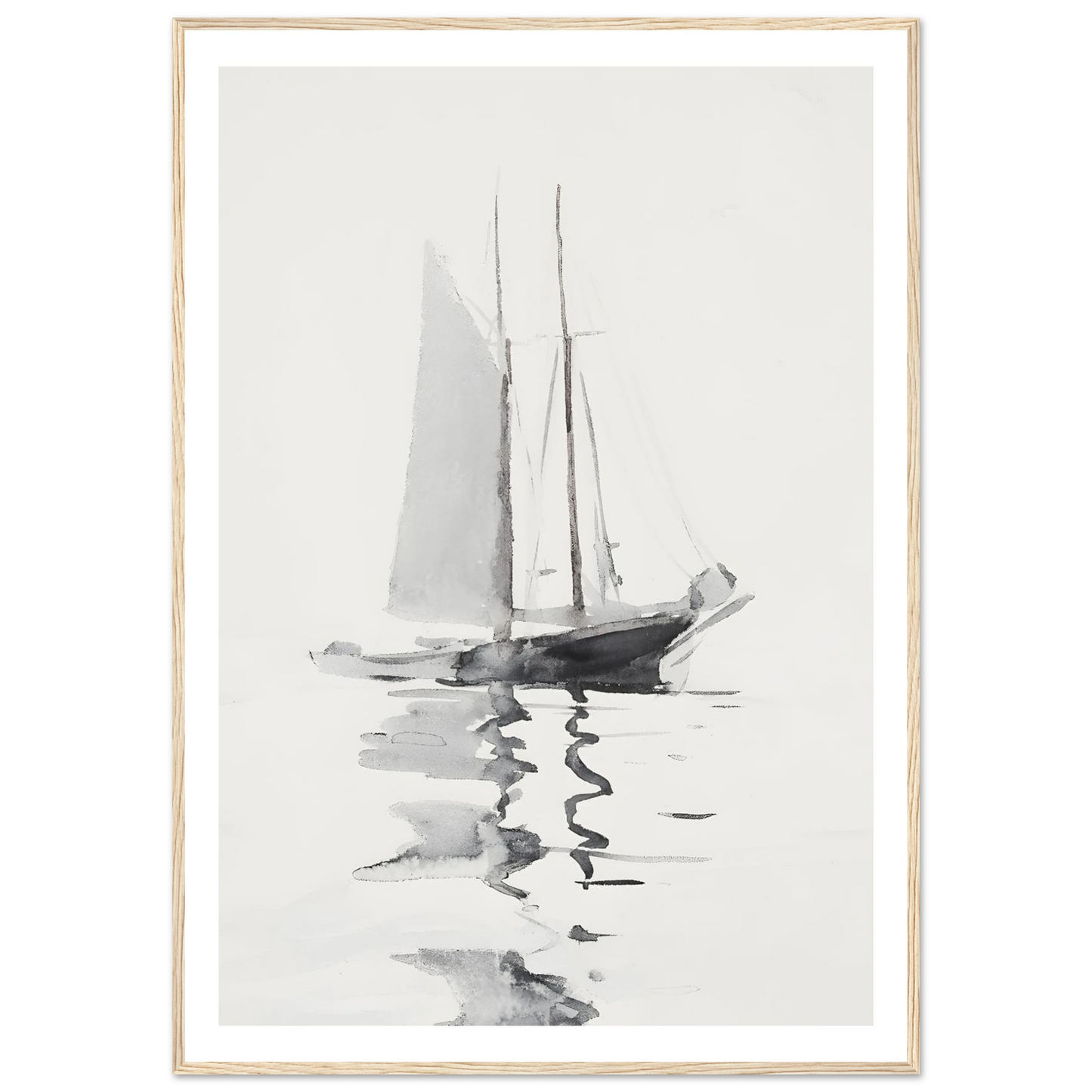 Abstract boat - Poster - Arthena