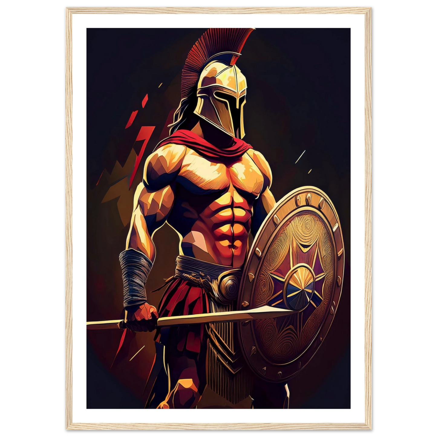 Spartan Warrior - Poster - Arthena