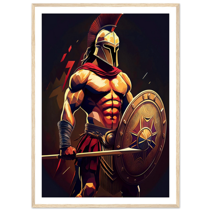 Spartan Warrior - Poster - Arthena