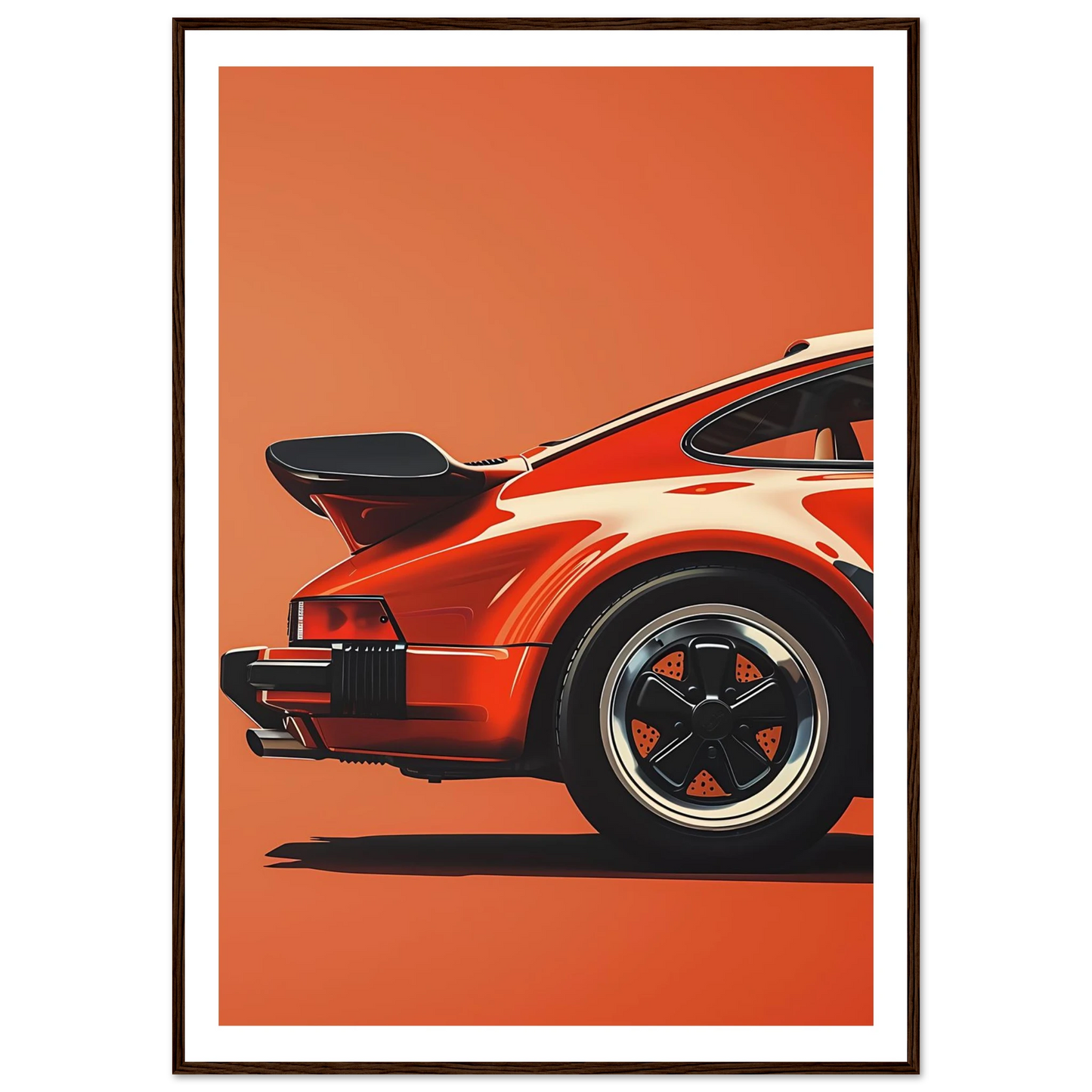 Retro Car - Poster - Arthena