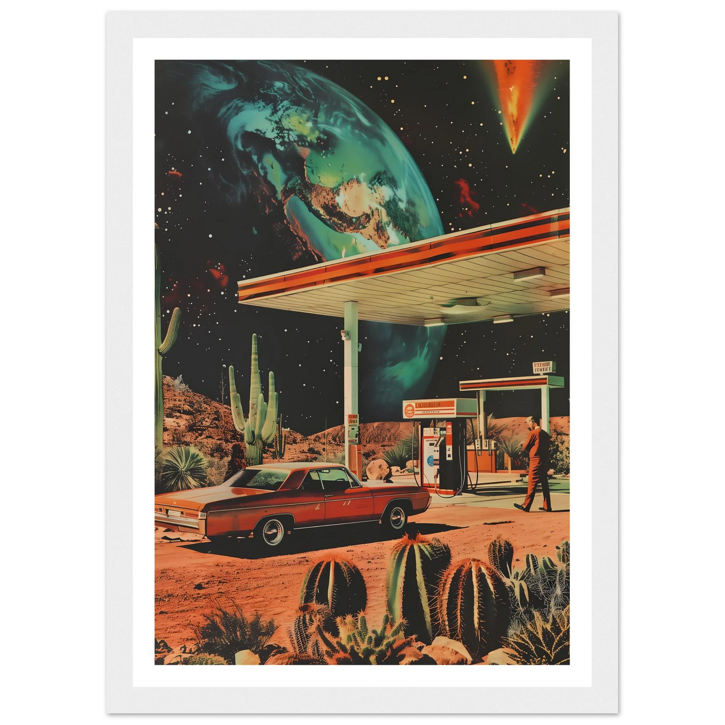 Interstellar Pit Stop - Poster - Arthena