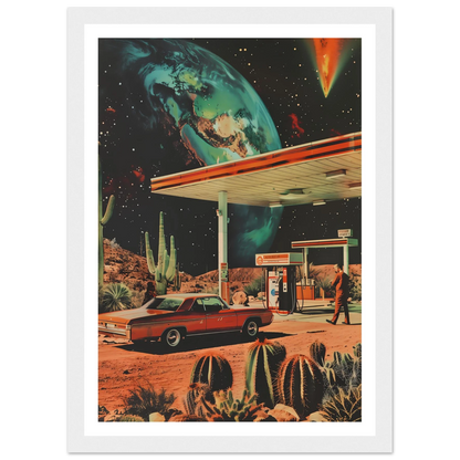 Interstellar Pit Stop - Poster - Arthena