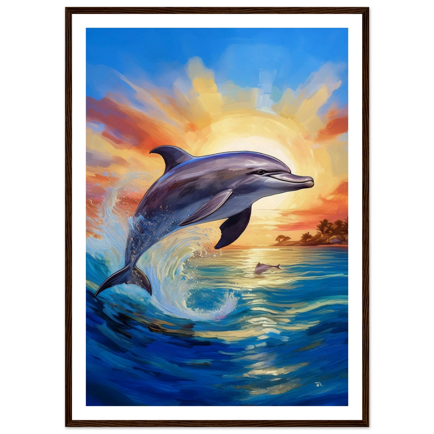 Happy Dolphine - Poster - Arthena
