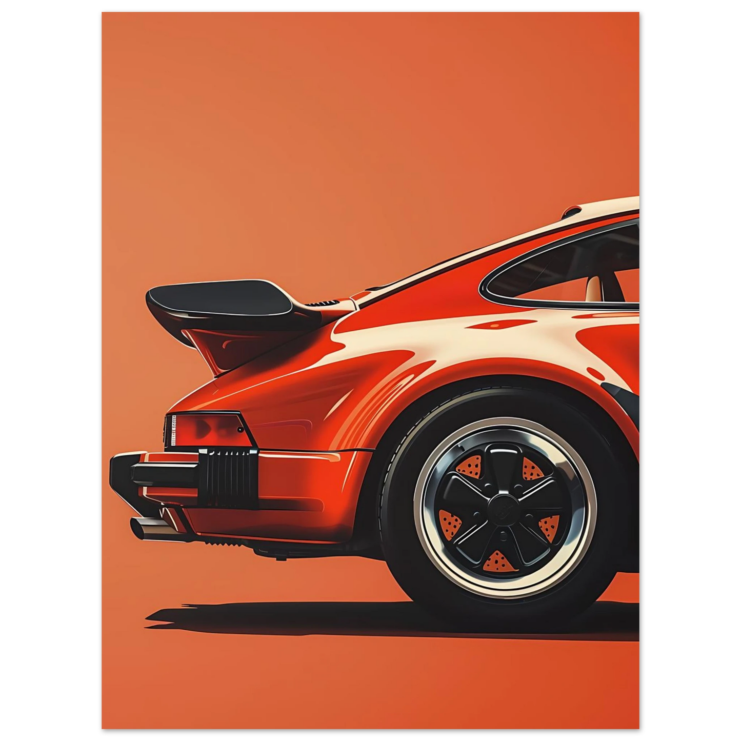 Retro Car - Poster - Arthena
