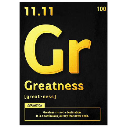 Greatness - Poster - Arthena