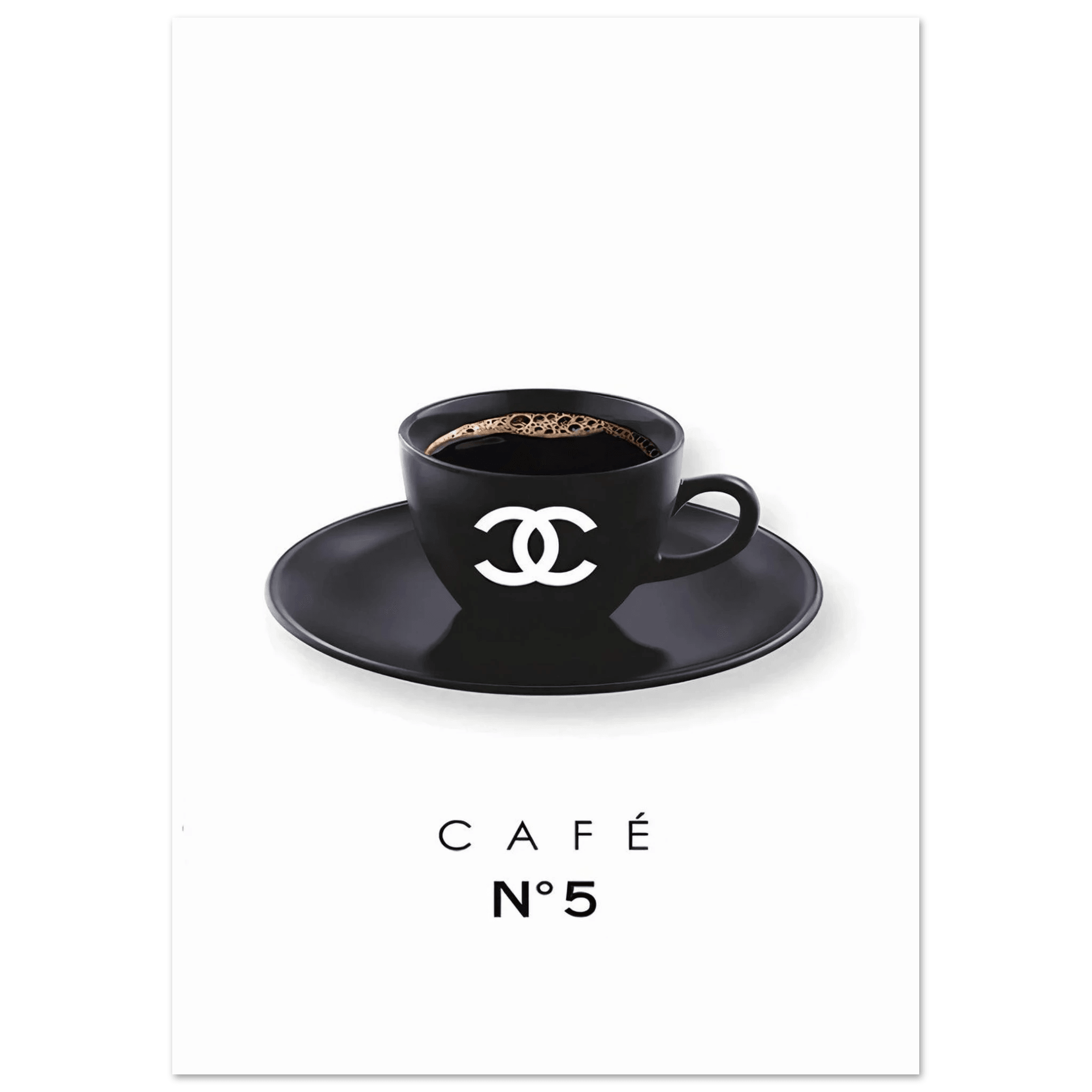 Coffee Chanel - Poster - Arthena