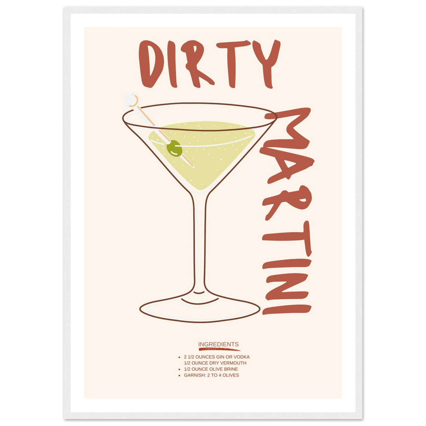 Dirty Martini - Poster - Arthena