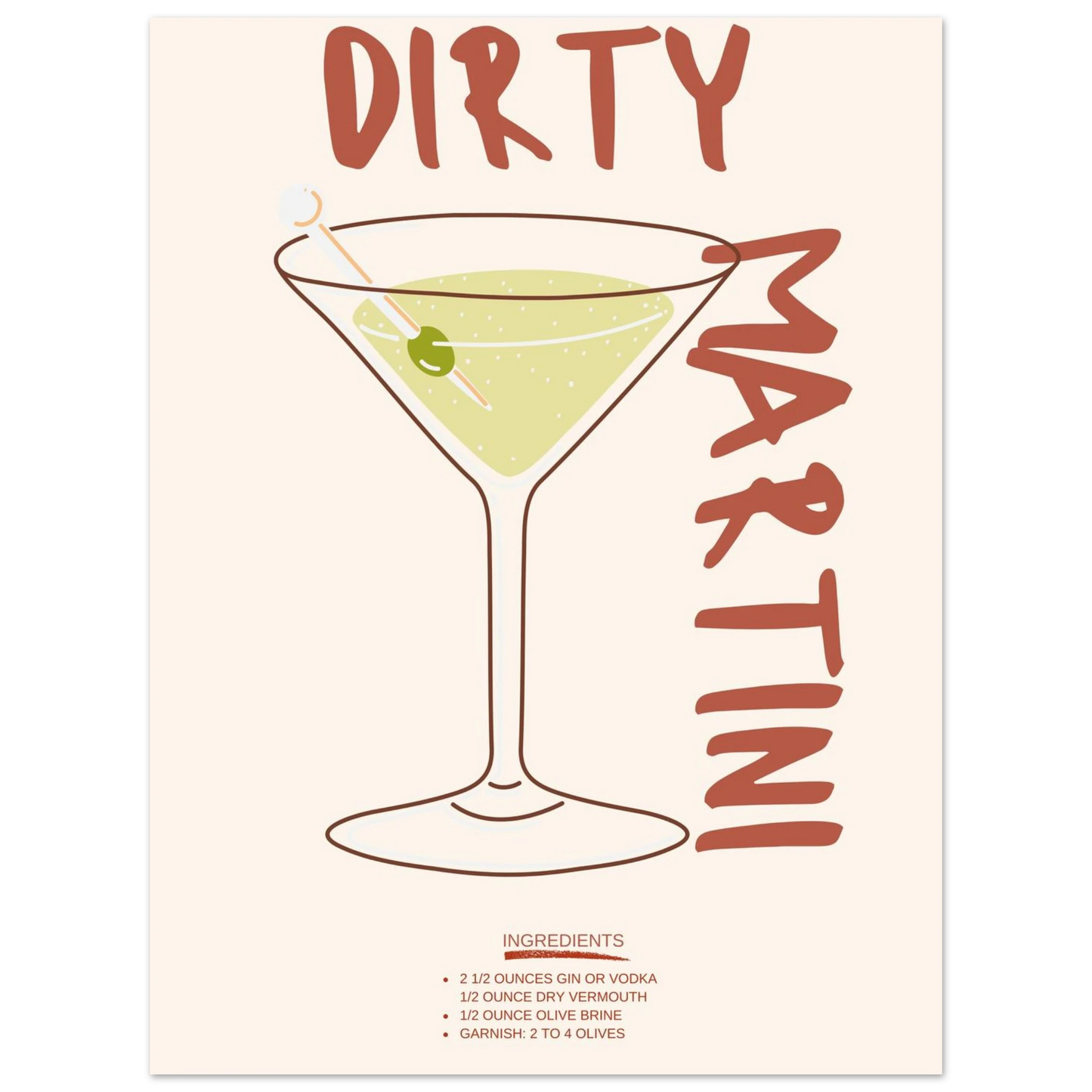 Dirty Martini - Poster - Arthena