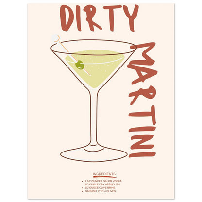 Dirty Martini - Poster - Arthena