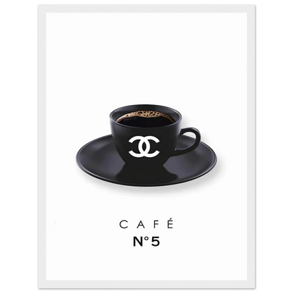 Coffee Chanel - Poster - Arthena