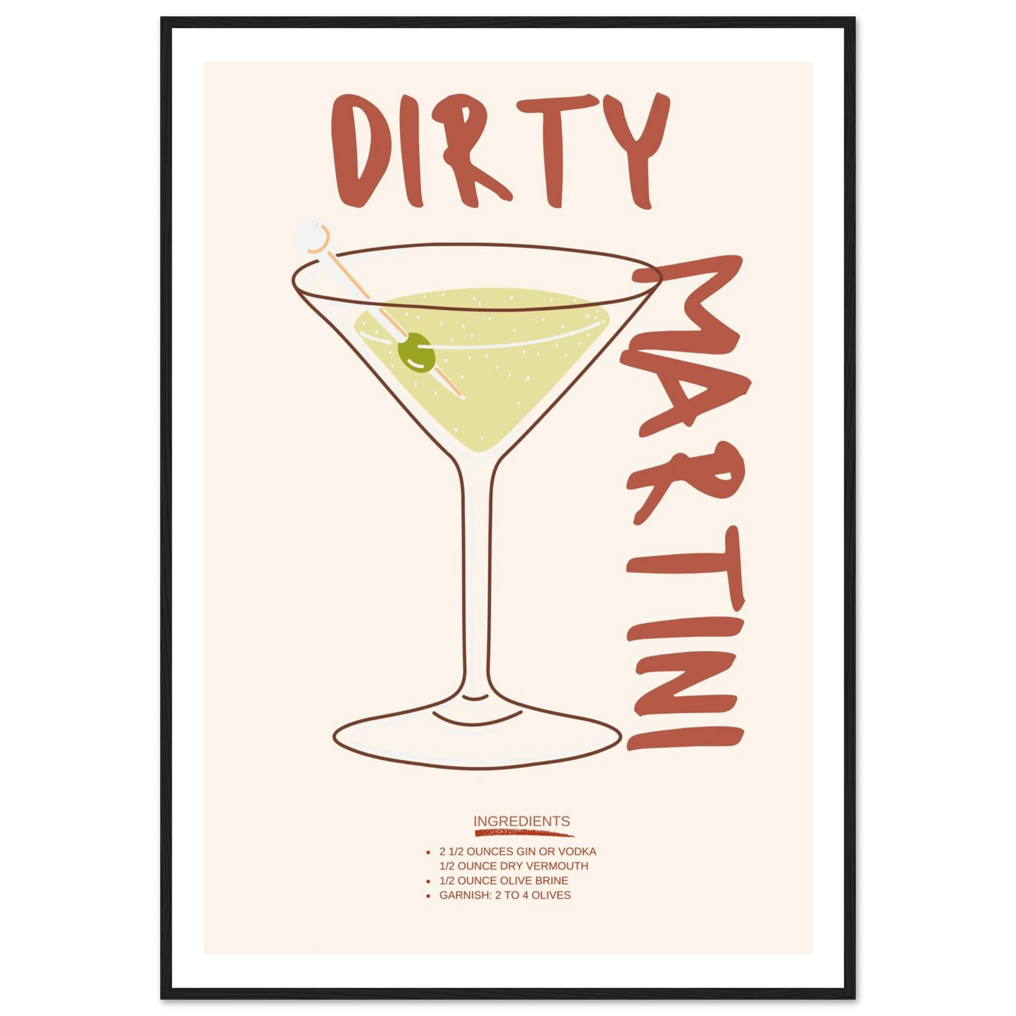 Dirty Martini - Poster - Arthena