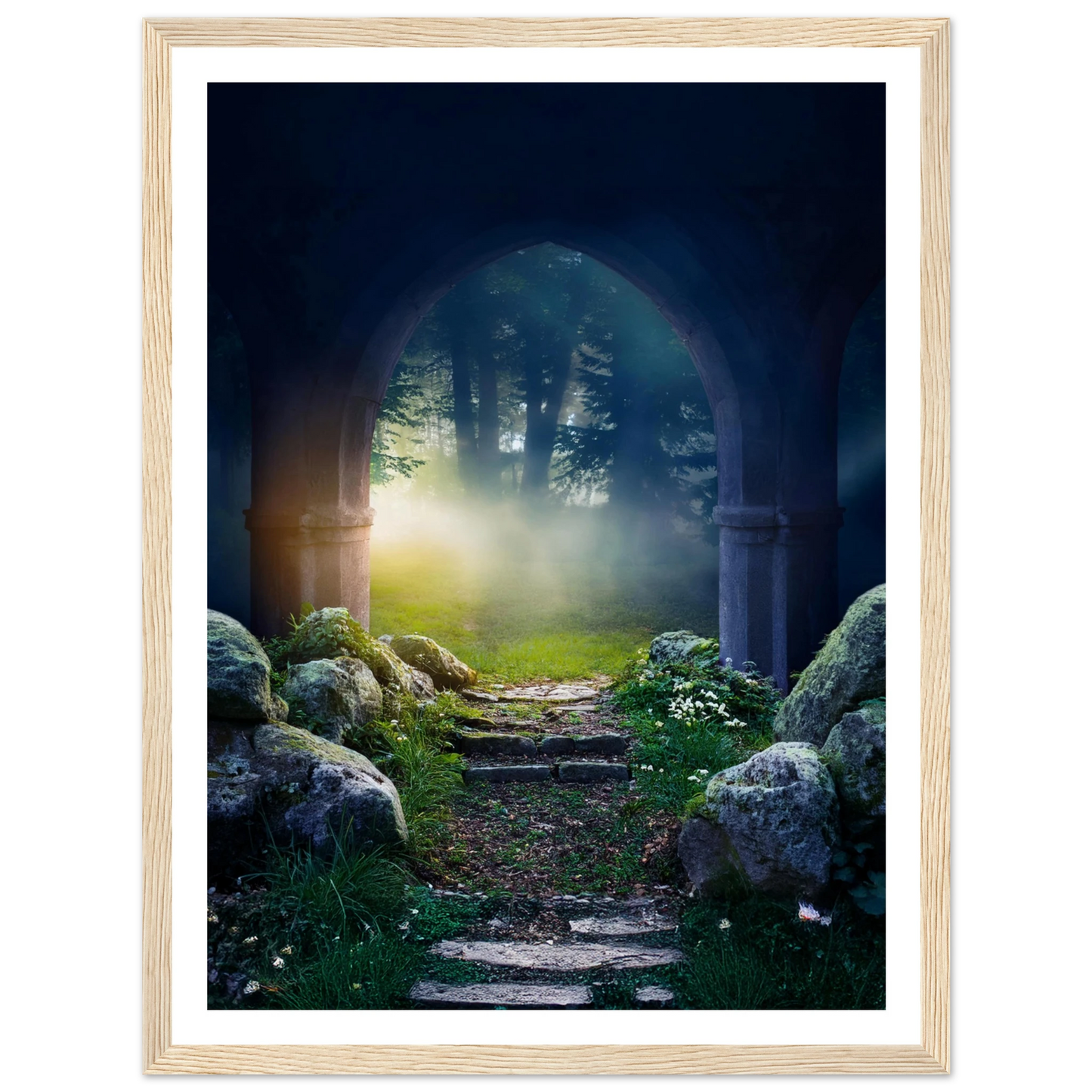 Portal to Tranquility - Poster - Arthena
