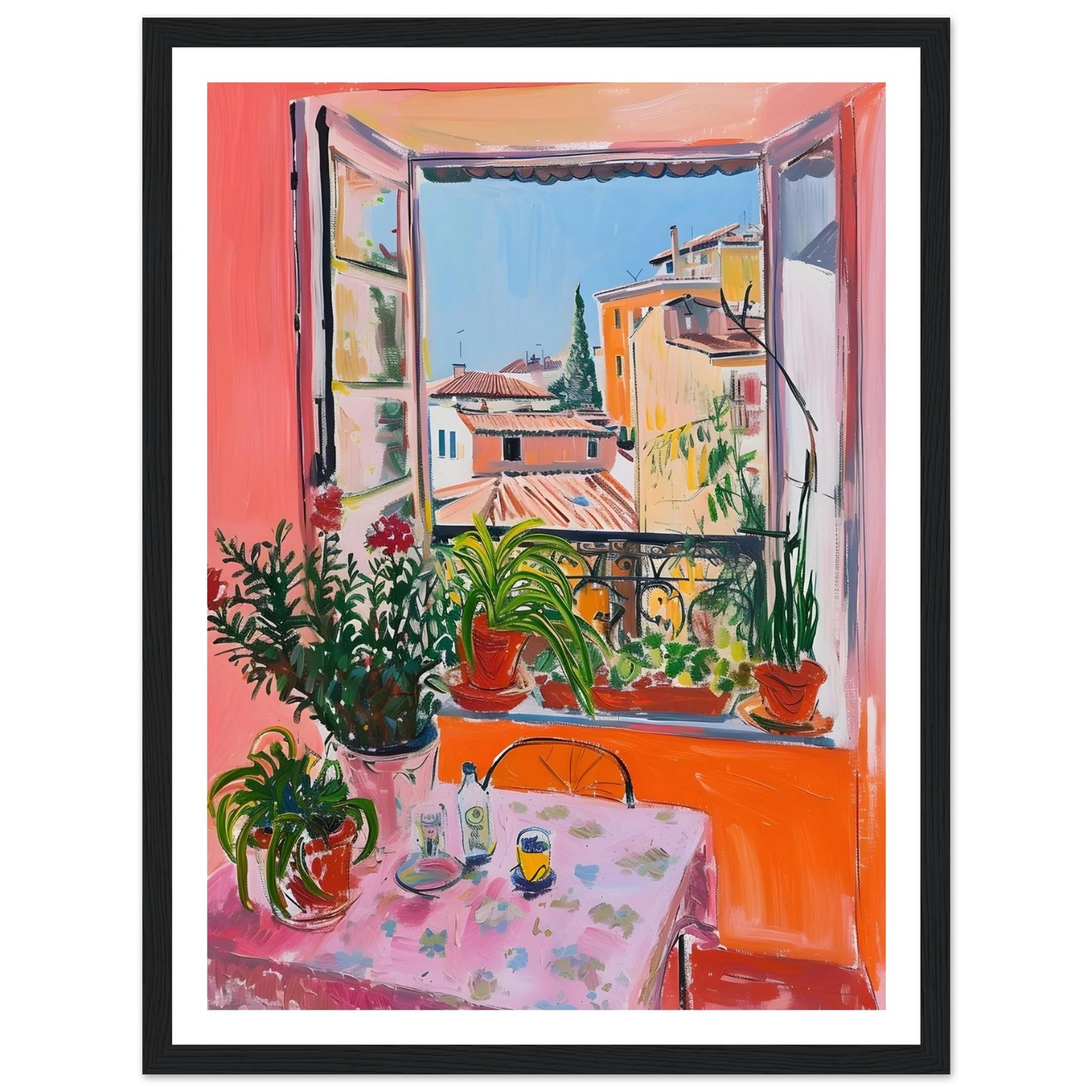 Sunny Window View - Poster - Arthena