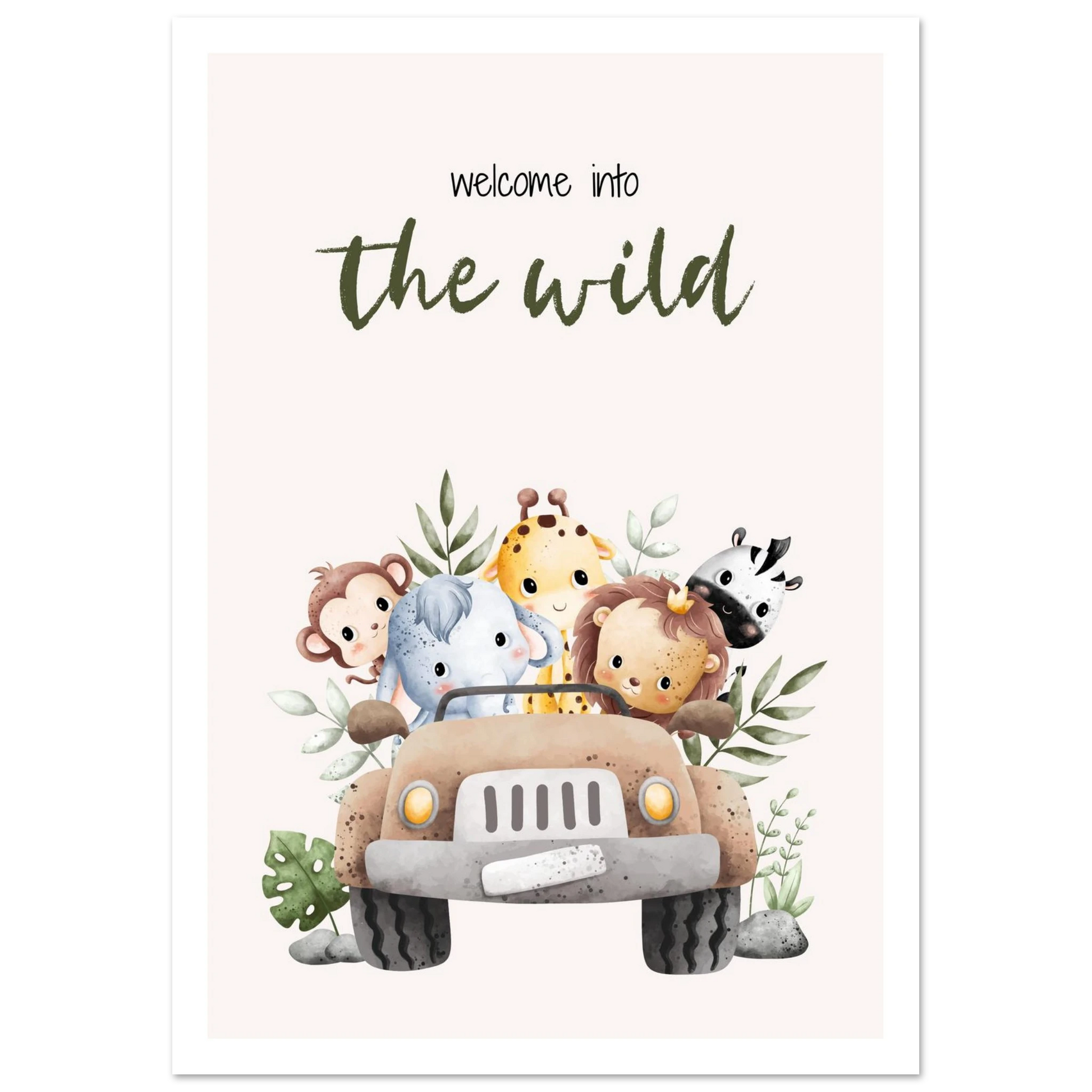 Welcome into the wild - Poster - Arthena