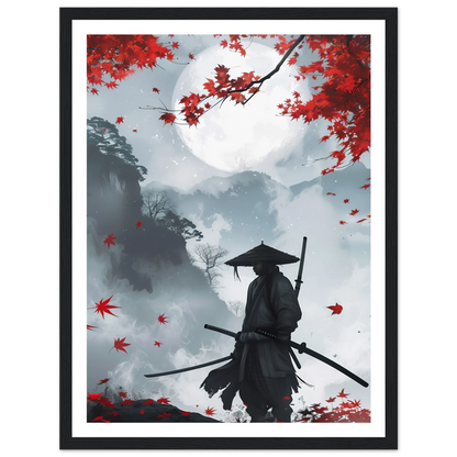 Crimson Leaves - Poster - Arthena