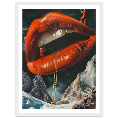 Lip Construction - Poster - Arthena