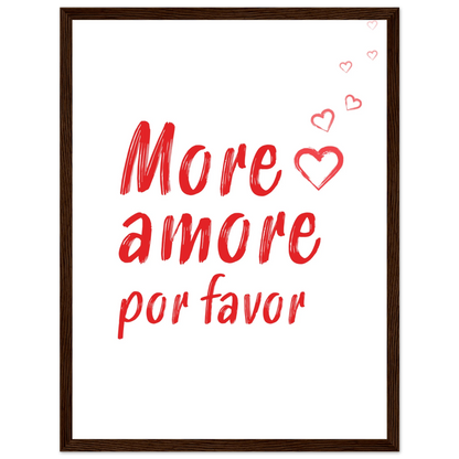 More Amore Por Favor - Poster - Arthena