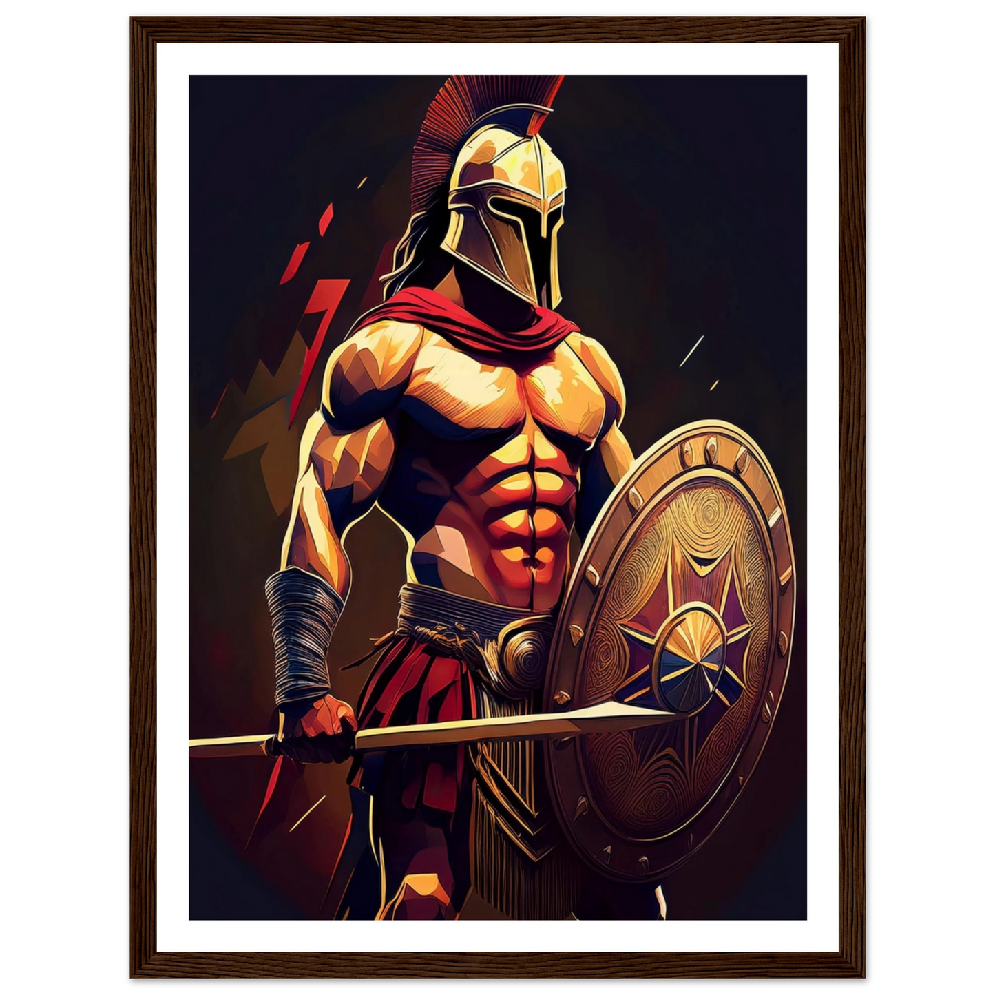 Spartan Warrior - Poster - Arthena