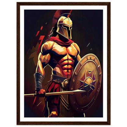 Spartan Warrior - Poster - Arthena