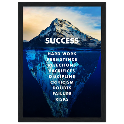 The Iceberg of Success - Poster - Arthena