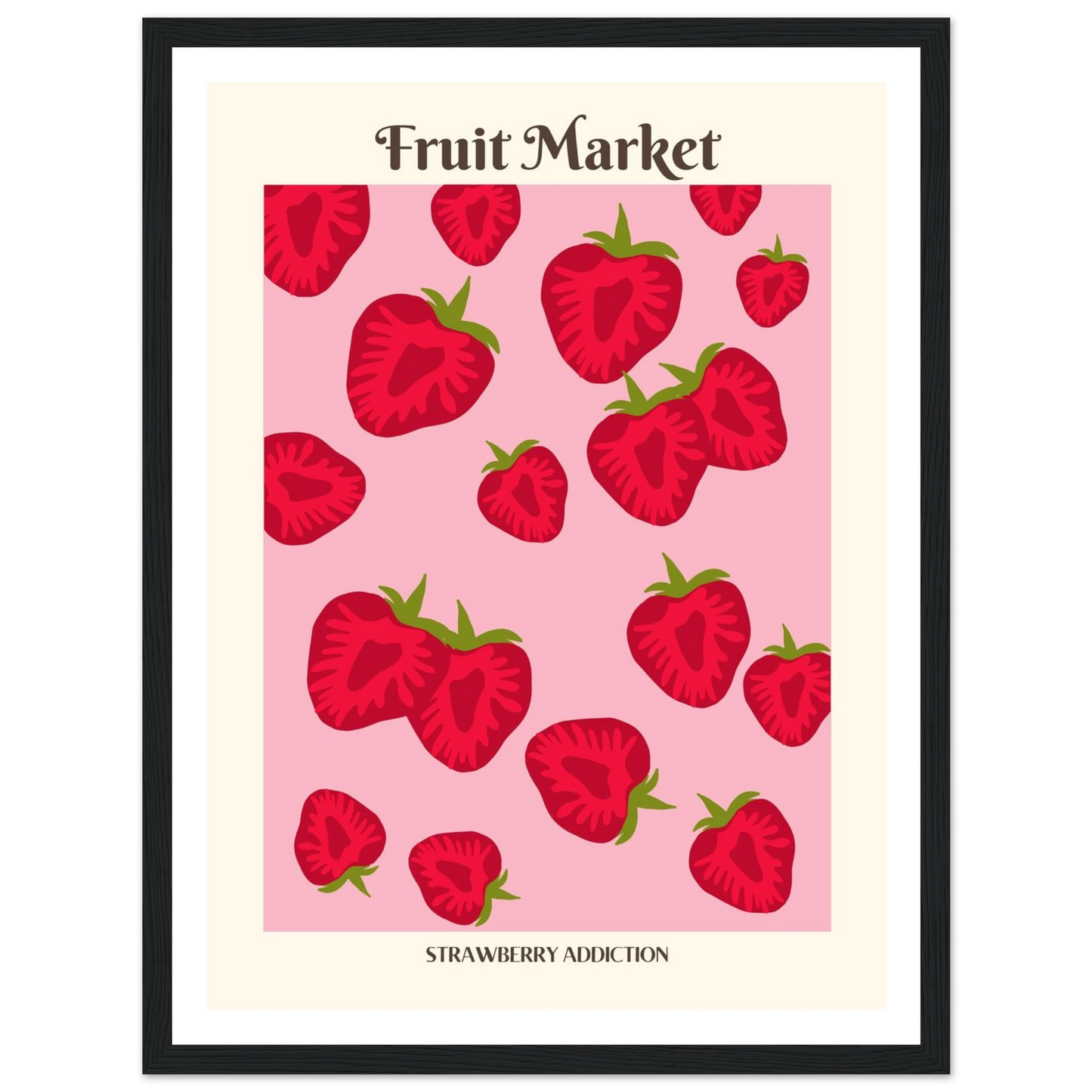 Fruit Market Strawberry - Poster - Arthena