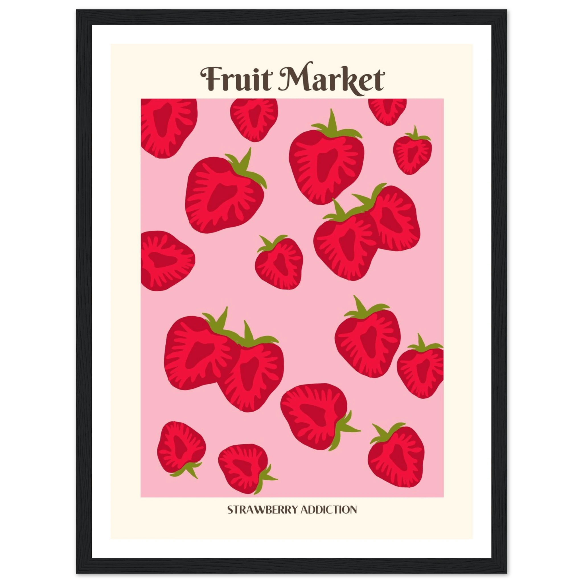 Fruit Market Strawberry - Poster - Arthena