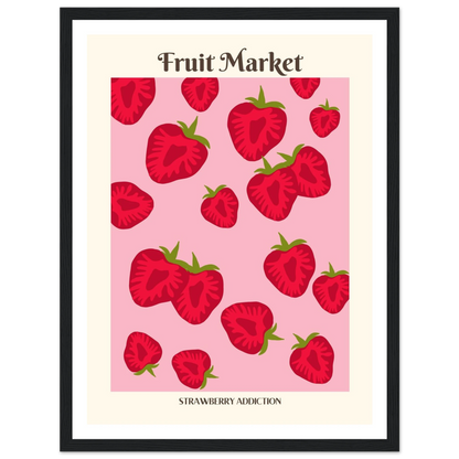 Fruit Market Strawberry - Poster - Arthena