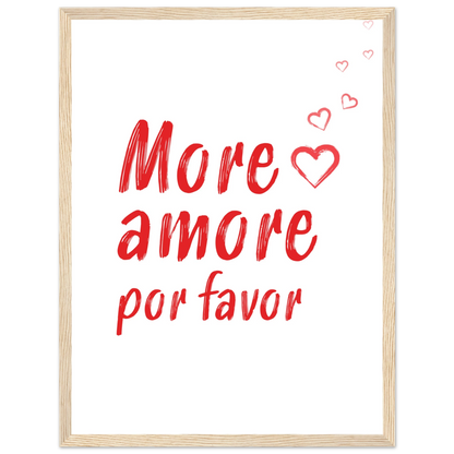 More Amore Por Favor - Poster - Arthena