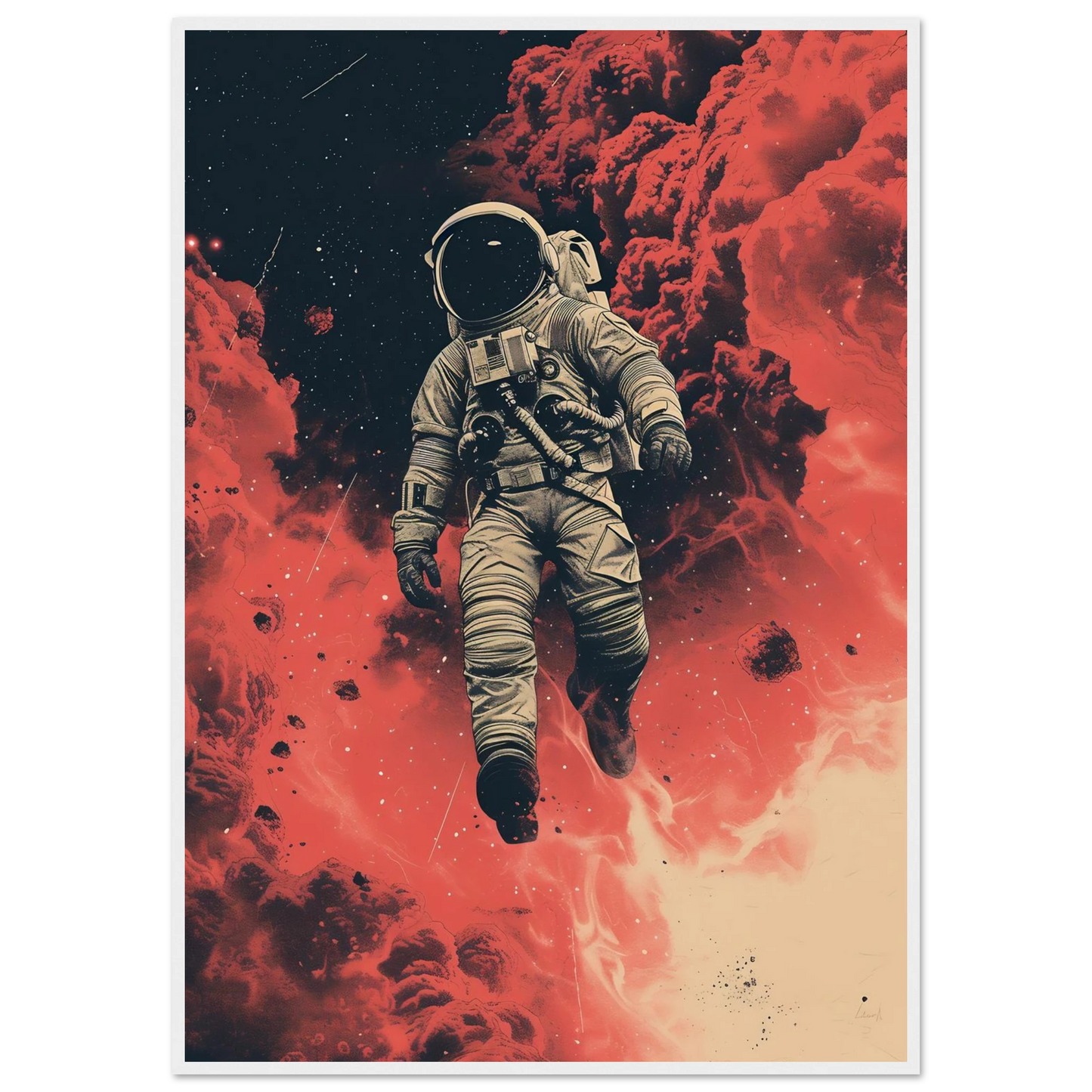 Scarlet Skies The Astronaut - Poster - Arthena