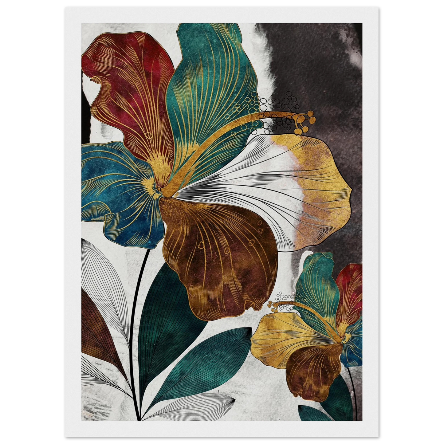Golden Bloom Symphony - Poster - Arthena