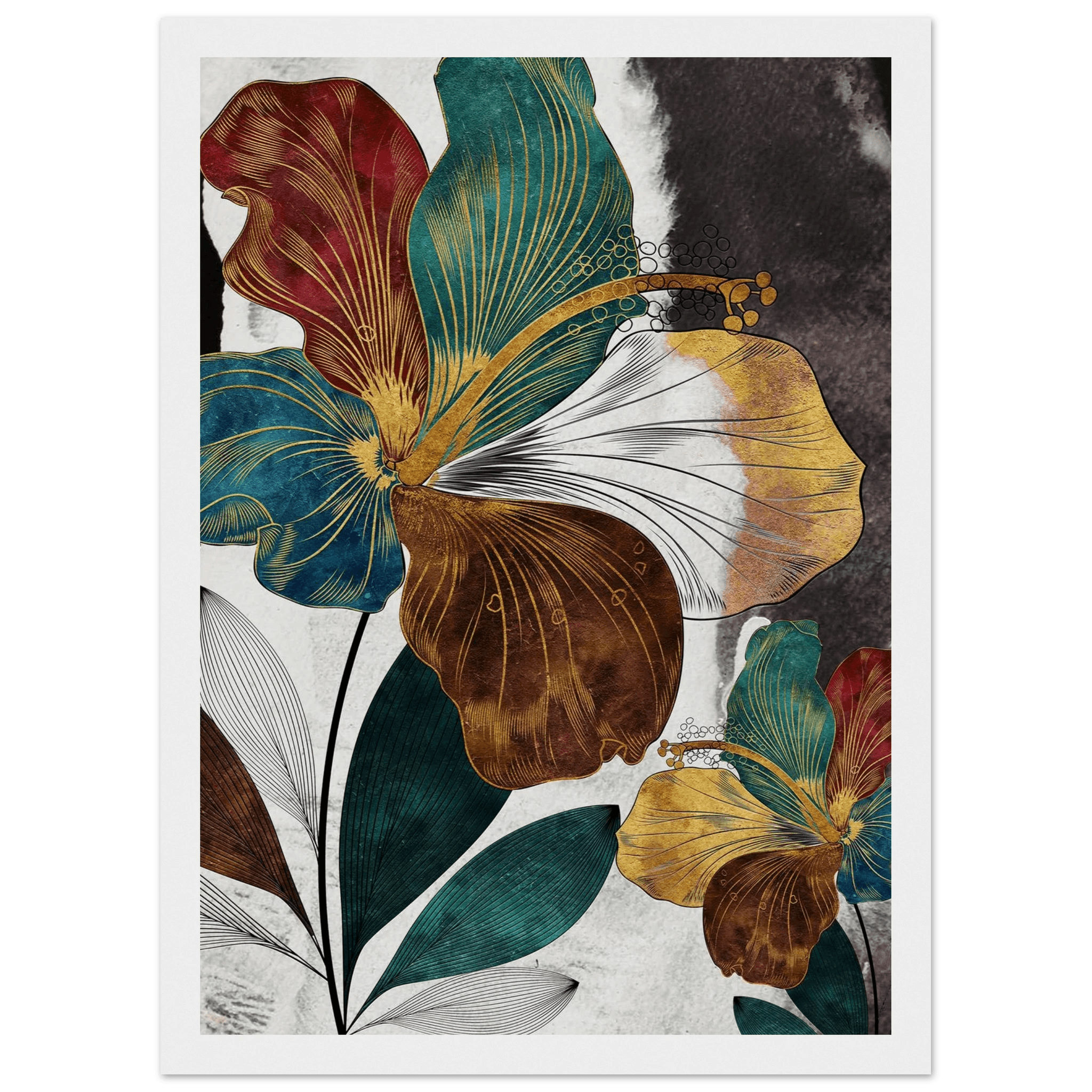 Golden Bloom Symphony - Poster - Arthena
