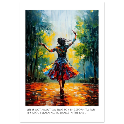 Dance in the color storm - Poster - Arthena