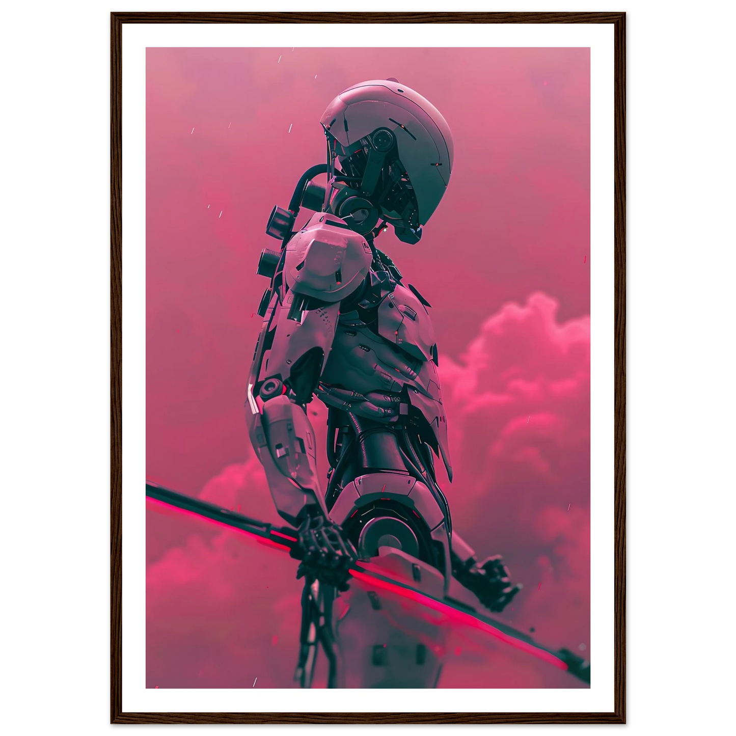 Battle Droid in the Rosy Mist - Poster - Arthena