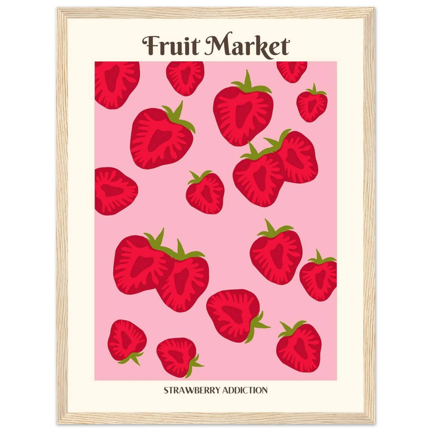 Fruit Market Strawberry - Poster - Arthena