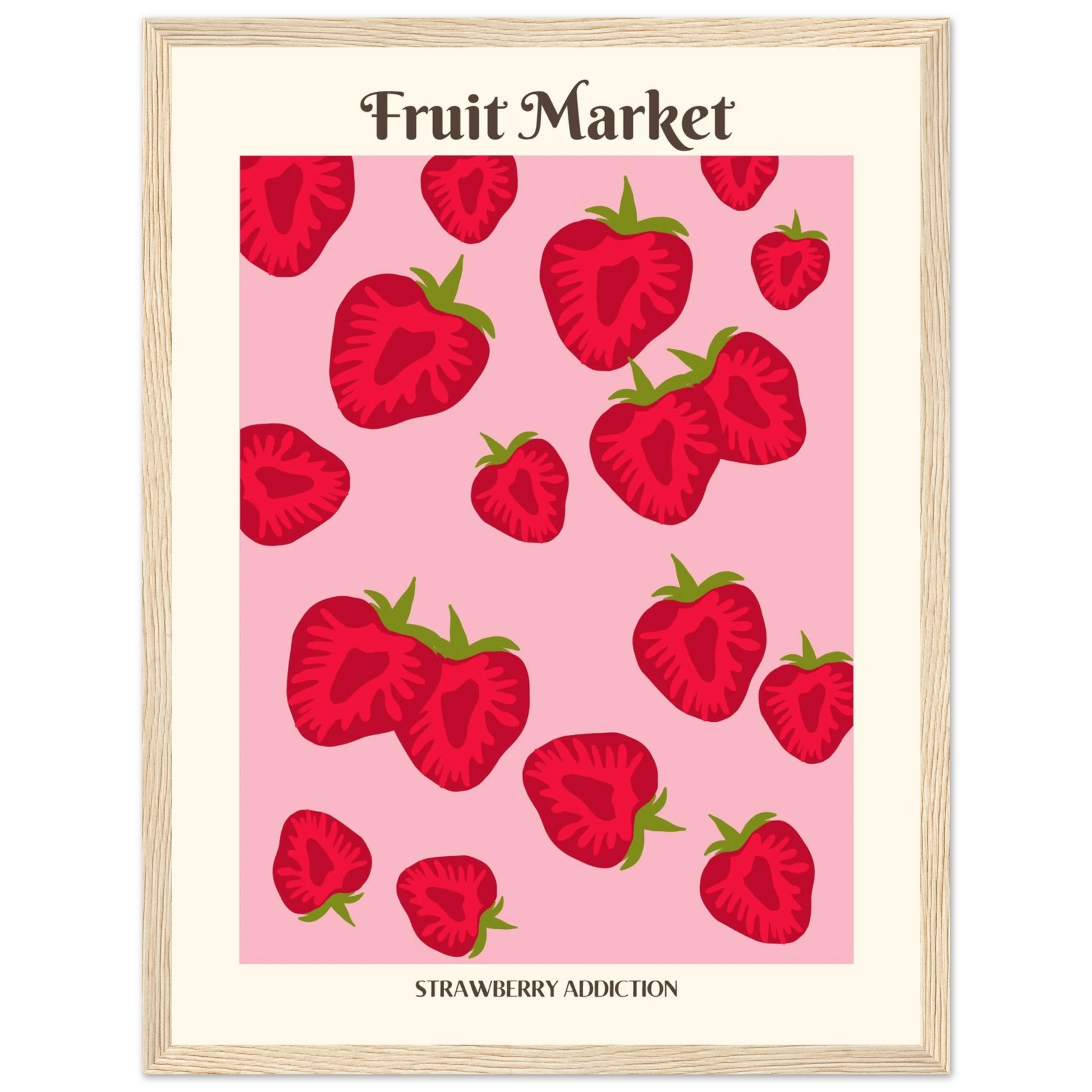 Fruit Market Strawberry - Poster - Arthena