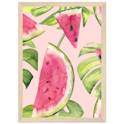 Watermelon Slices - Poster - Arthena