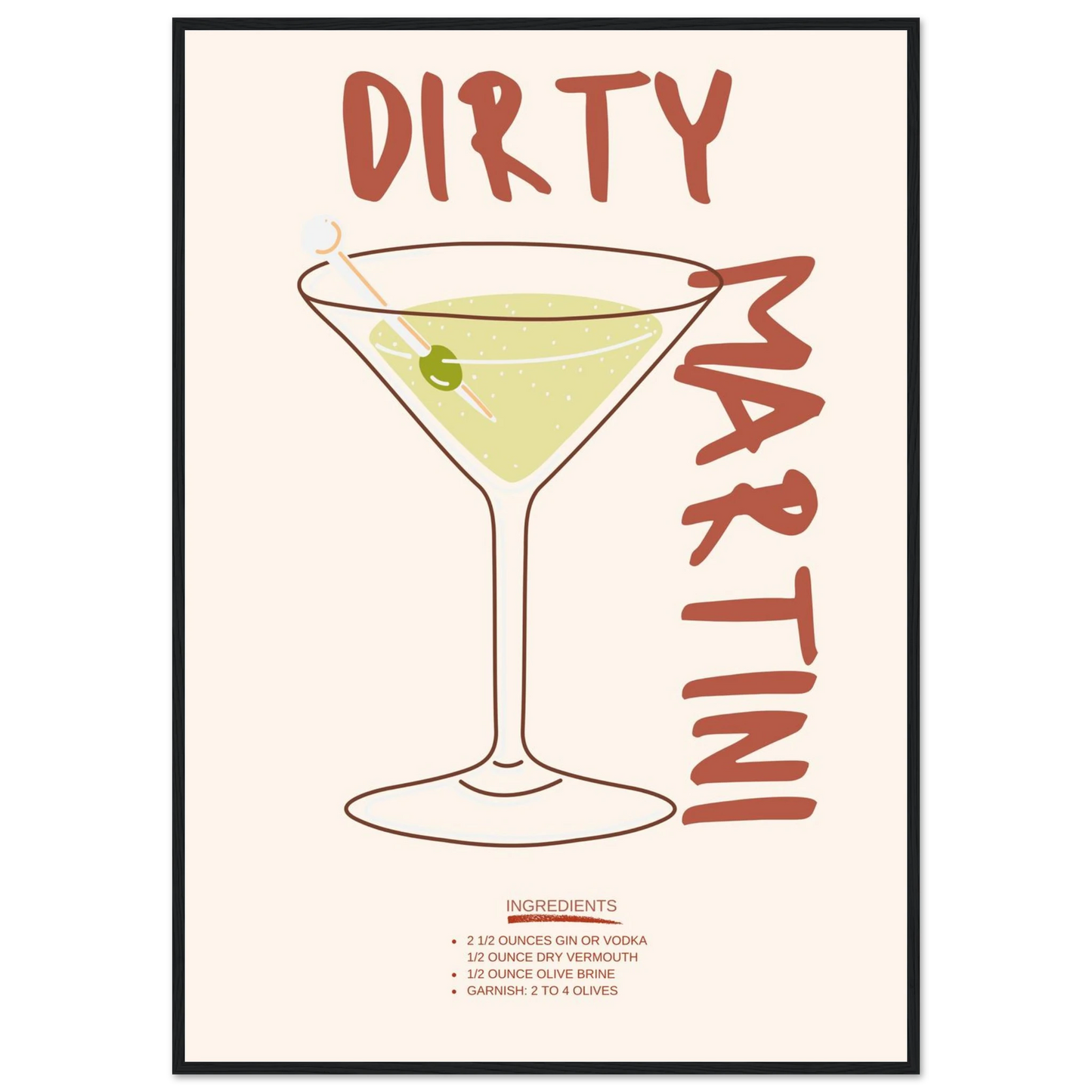 Dirty Martini - Poster - Arthena