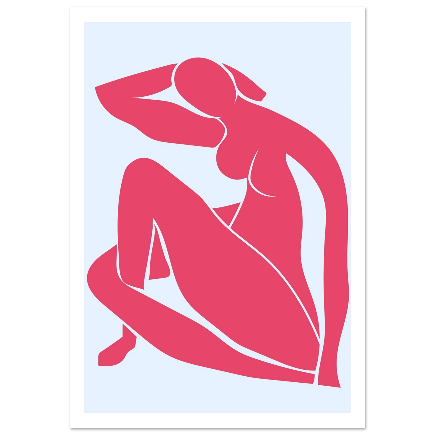 Body Positivity in Red - Poster - Arthena